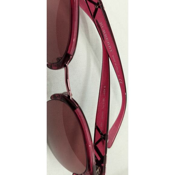 Burberry Woman's Luxury partial rim Sunglasses - Picture 4 of 11